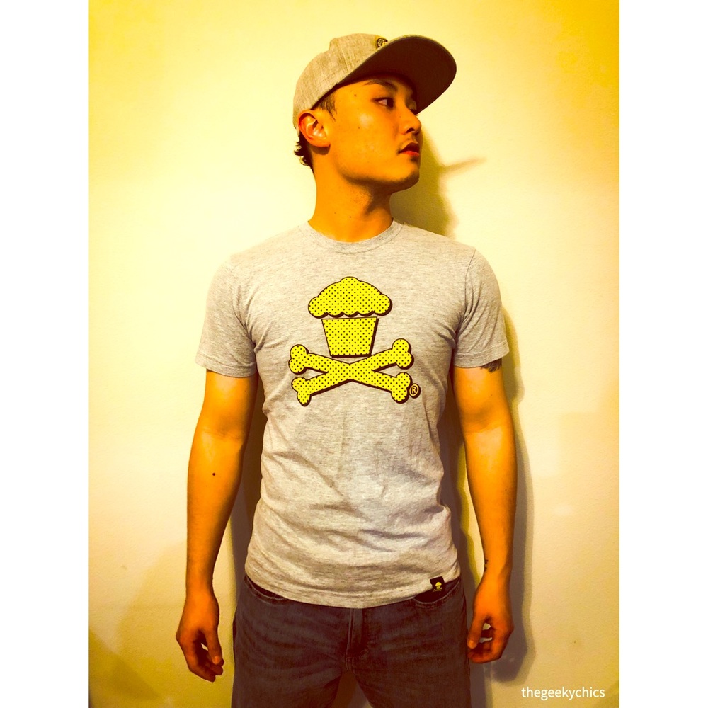 Johnny Cupcakes Logo Crossbones T-shirt Limited